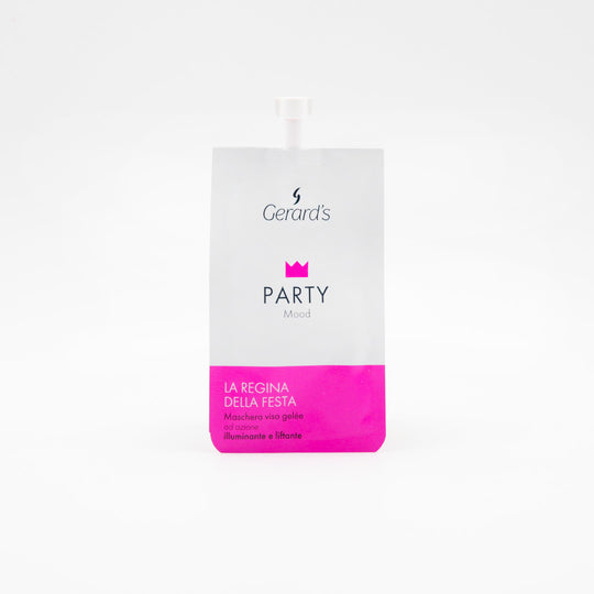 PARTY MOOD GEL FACE MASK WITH ILLUMINATING AND LIFTING ACTION