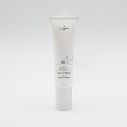 RE-WHITE AGE CONTROL UNIFYING, ANTI-SPOT AND ANTI-OXIDISING FACE LOTION - SPF 20
