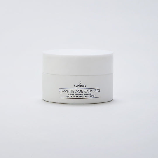 RE-WHITE AGE CONTROL UNIFYING, ANTI-SPOT AND ANTI-AGING FACE CREAM 360° EFFECT - SPF 50